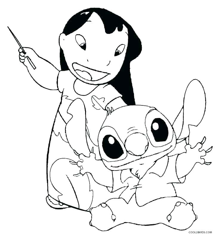 720x787 Coloring Pages Of Free Coloring Lilo And Stitch Angel Coloring