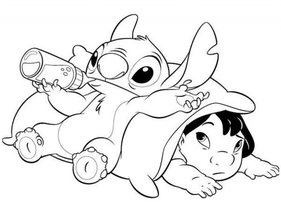 Stitch Coloring Pages To Print