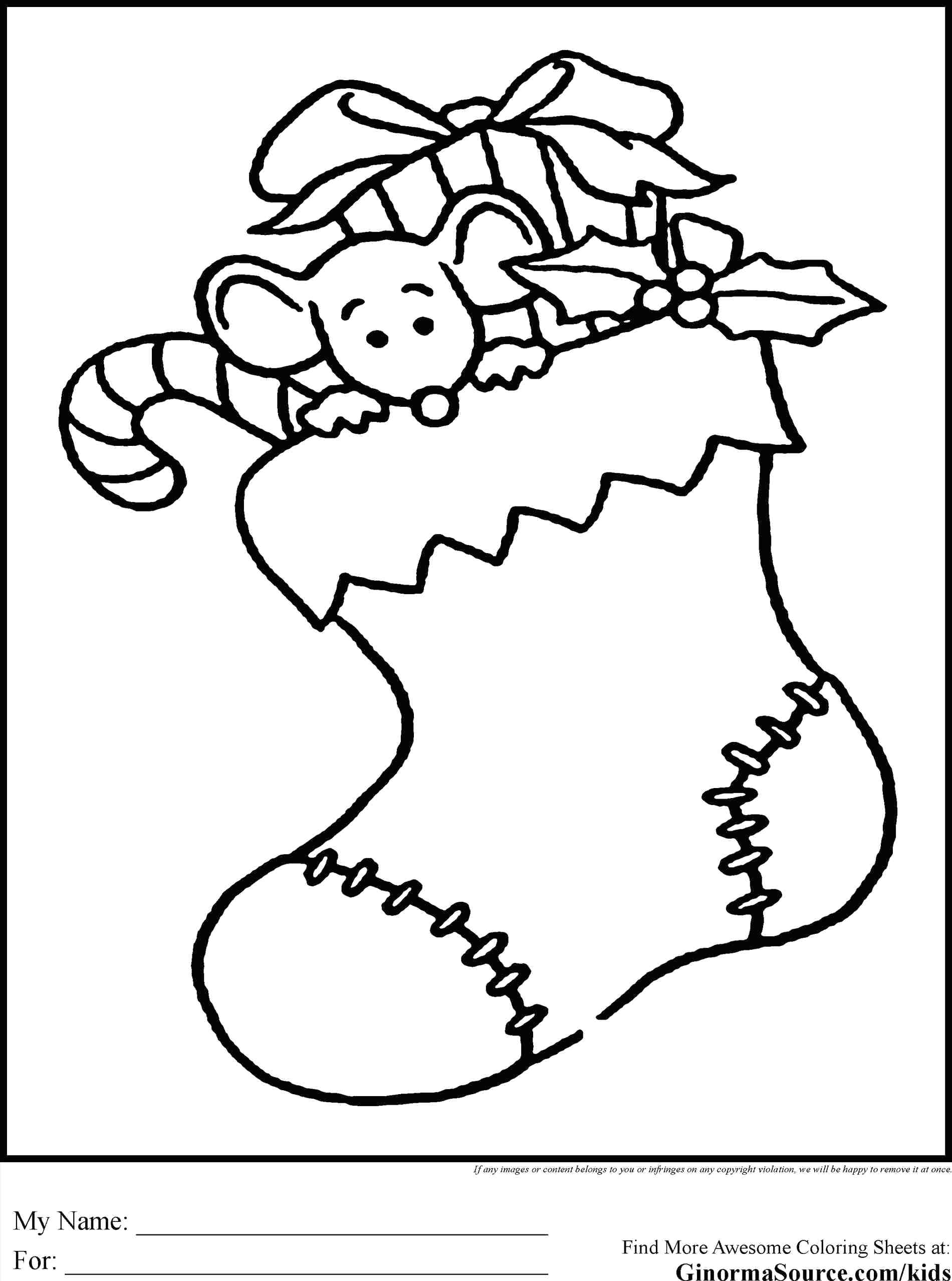 1900x2557 Christmas Stocking Coloring Sheet Pages Sheets Print U Colouring