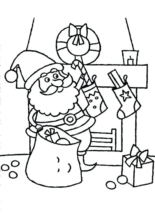 518x713 Stocking Coloring Page Stockings Coloring Pages Little Puts Some