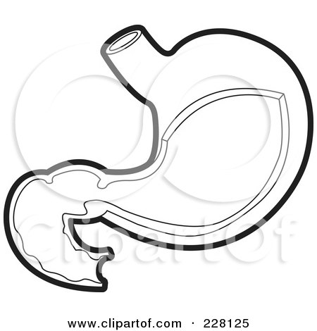 450x470 Royalty Free (Rf) Clipart Illustration Of A Coloring Page Outline