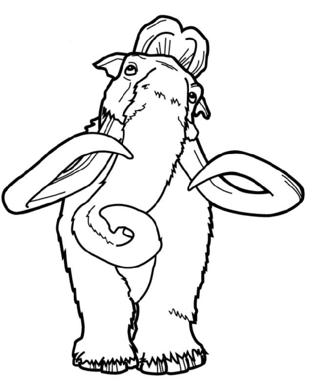 641x800 Ice Age Confusion Ice Age Coloring Pages Ice Age