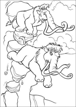 300x420 53 Best Ice Age Coloring Book Images On Coloring Books