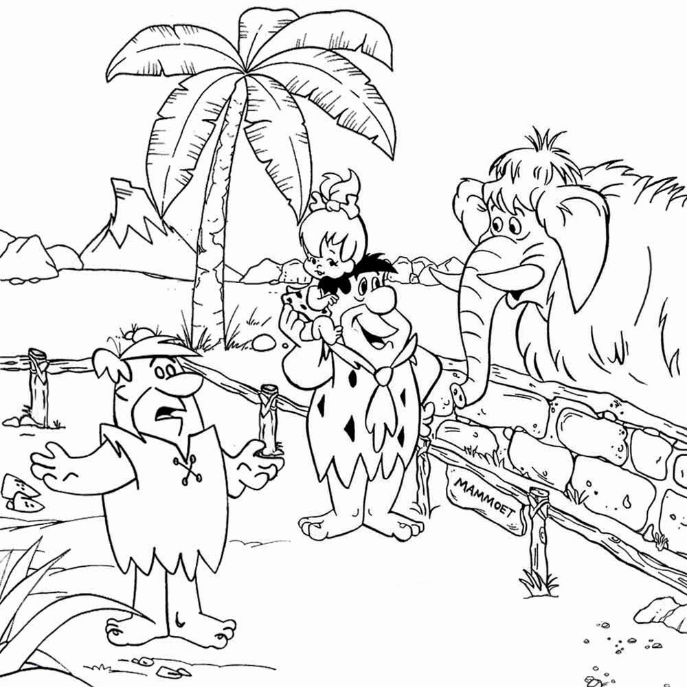 1000x1000 Flintstones Sit The Chair The Flintstones Coloring Pages Ohmygirl.us