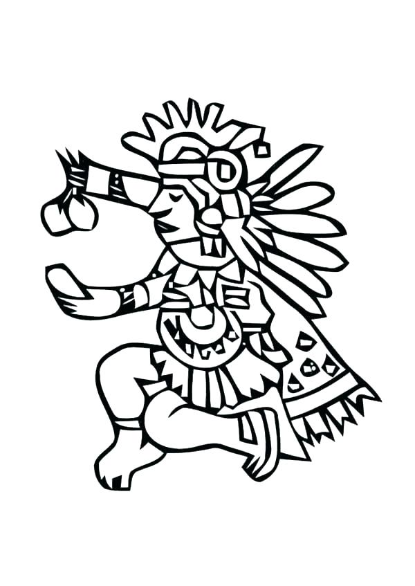 600x847 Awesome Aztec Calendar Coloring Page Art Coloring Sheets Calendar