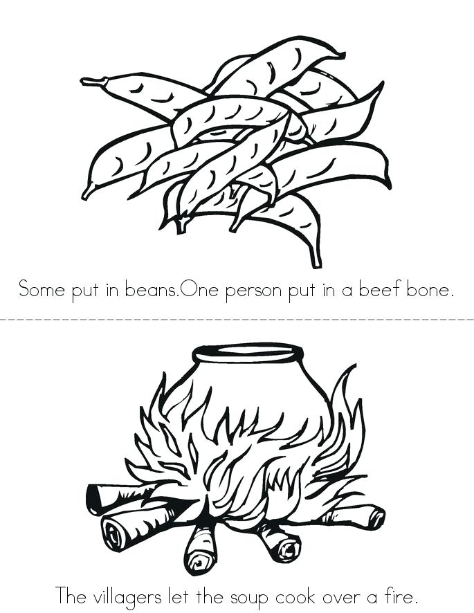 685x886 Stone Soup Coloring Page Chicken Soup Coloring Pages Stone Soup