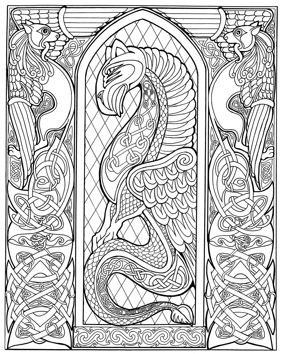 936x1171 Embellishing And Colouring Celtic Design Karen Gillmore Art