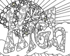 235x187 Free Stoner Coloring Page From Chronic Crafter Drugz Coloring