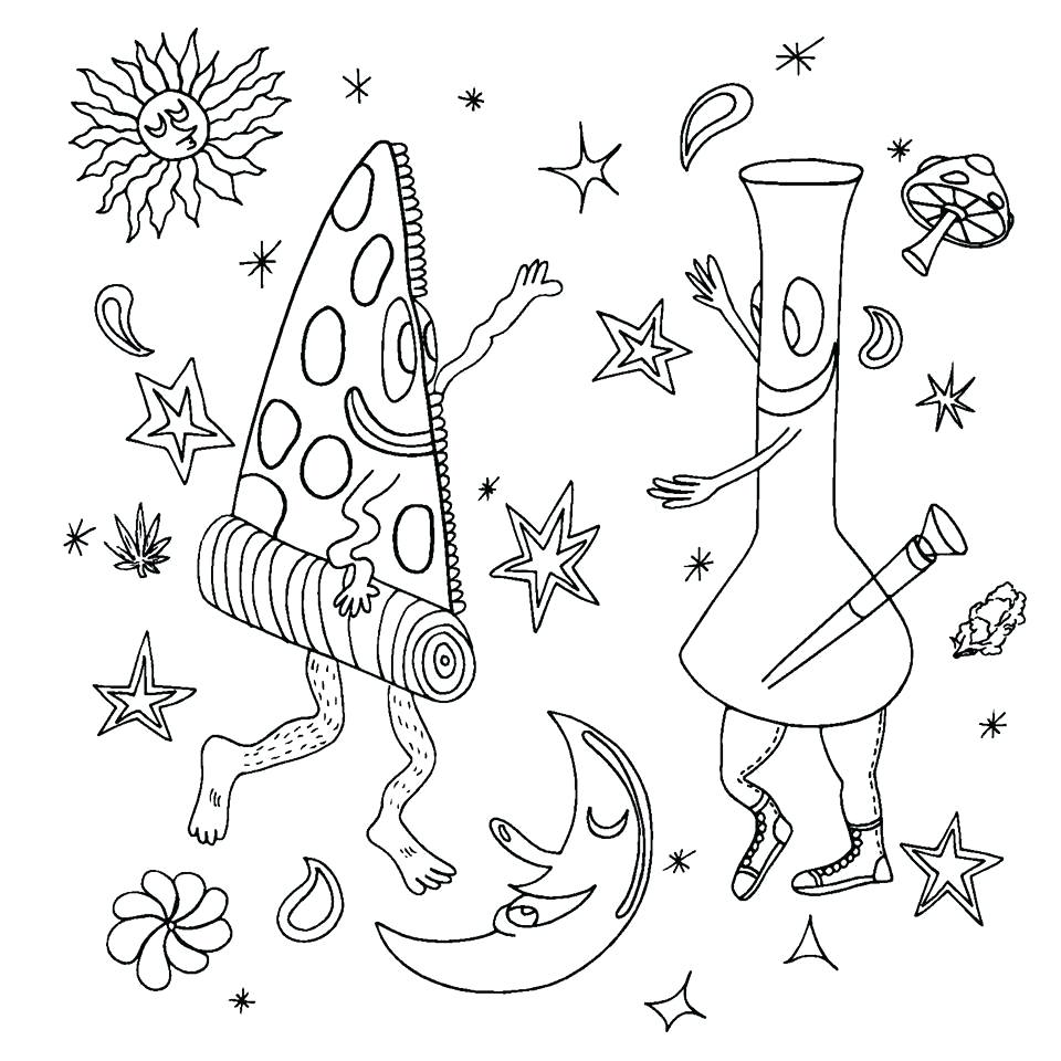 960x960 Important Stoner Coloring Pages Printable Nice