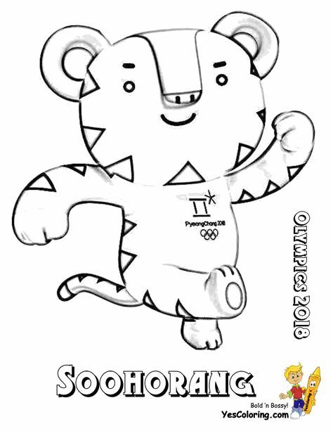 474x613 Soohorang The Olympic Gams Mascot! Stop Foolin'! Print Out This