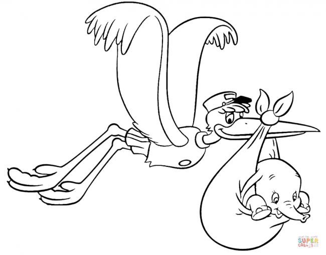 650x509 Stork Coloring Pages S6 Nice Coloring Pages For Kids