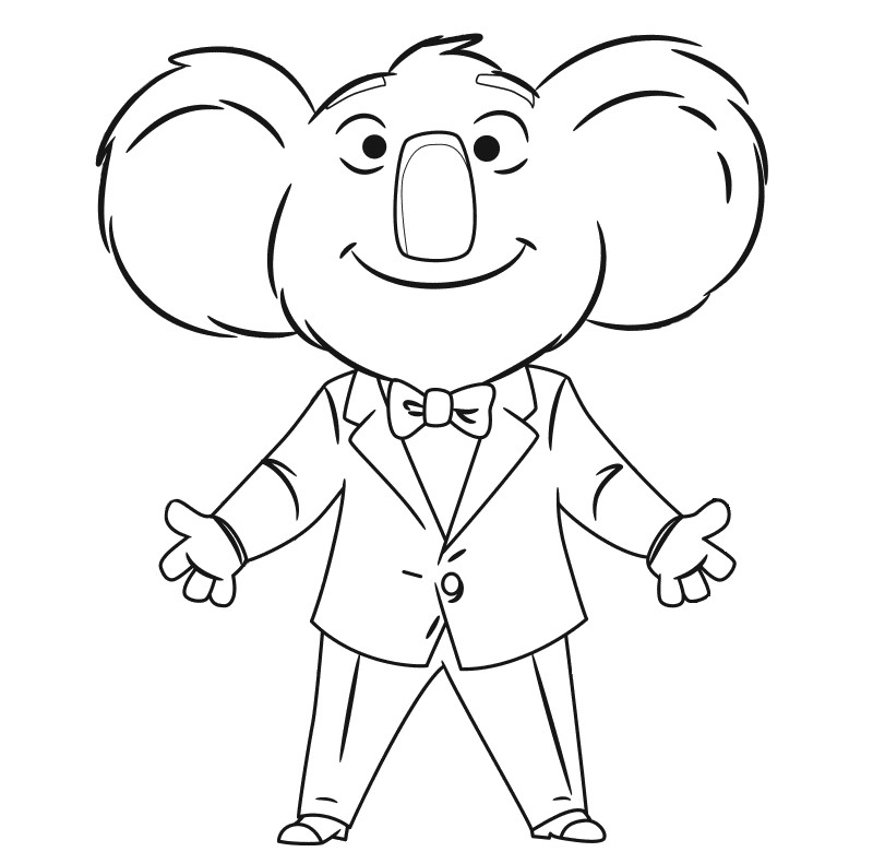800x780 Top 30 Sing Movie Coloring Pages