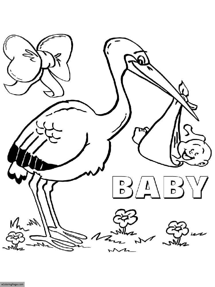 750x1000 Coloring Page For The Movie Storks Printable