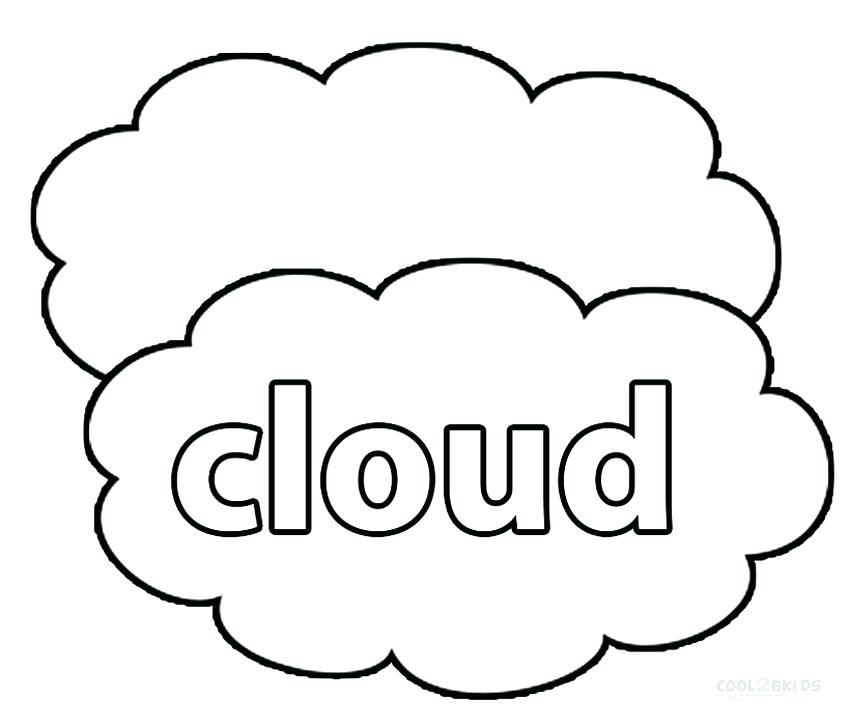 850x726 Cloud Coloring Page Cloud Coloring Sheet Cumulus Cloud Coloring