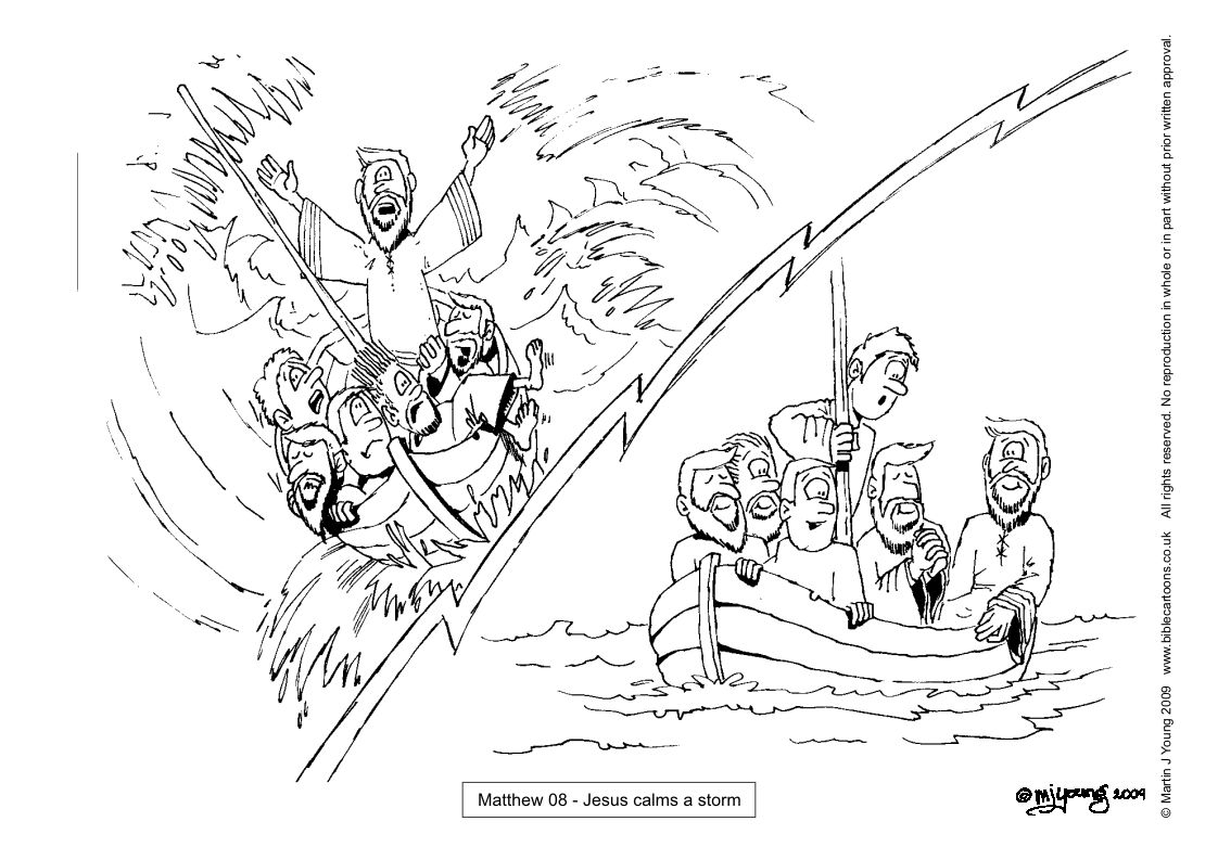 1122x793 Jesus Calms The Storm Coloring Pages Download Coloring For Kids 2018