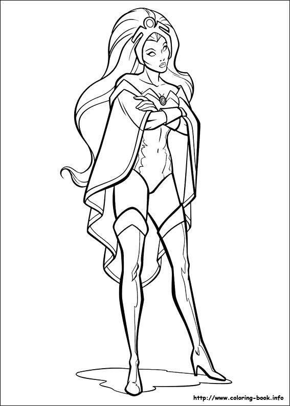 567x794 X Men Coloring Picture Drawing For Embroidery 3