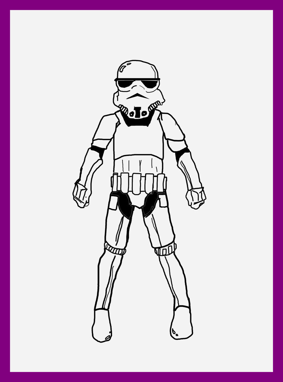 968x1306 Best Clone Trooper Coloring Part Of Stormtrooper Pig Page Popular