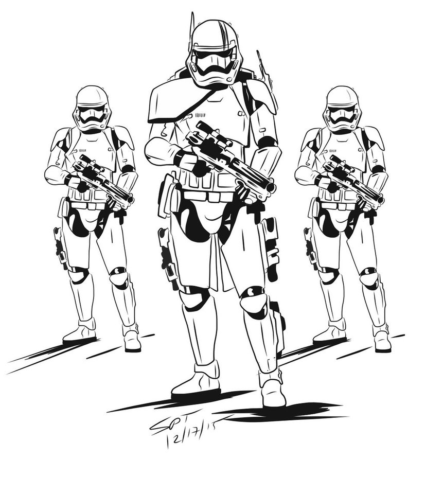 861x927 Easy Stormtrooper Coloring Pages Printable Star Wars Hellokids Com