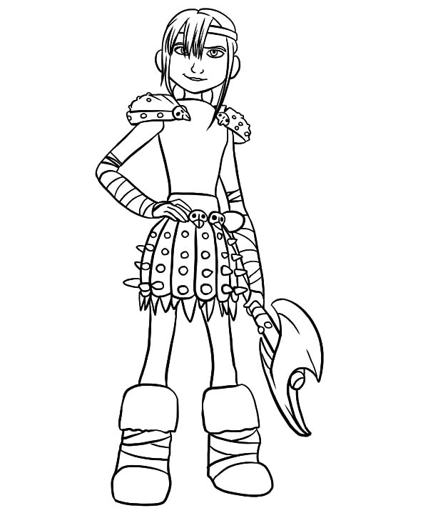 600x725 How To Train Your Dragon Coloring Pages Astrid