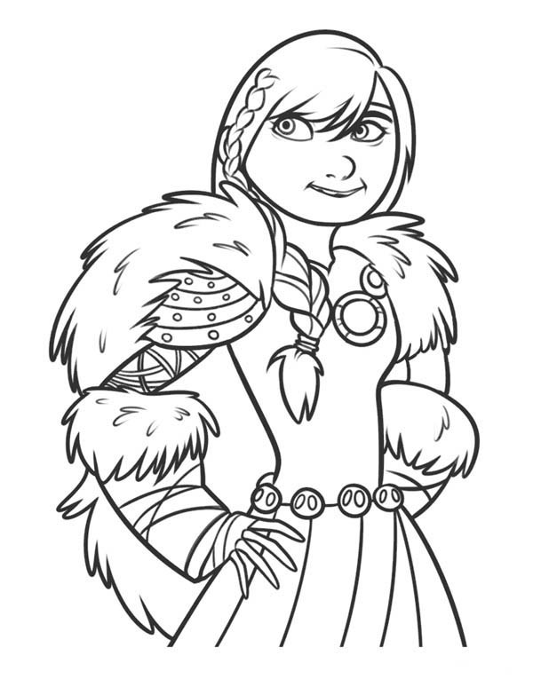 600x783 Astrid And Stormfly Coloring Pages