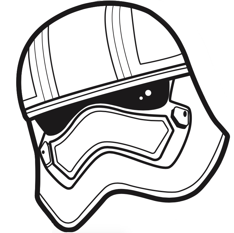 754x752 14 Images Of First Order Stormtrooper Helmet Template