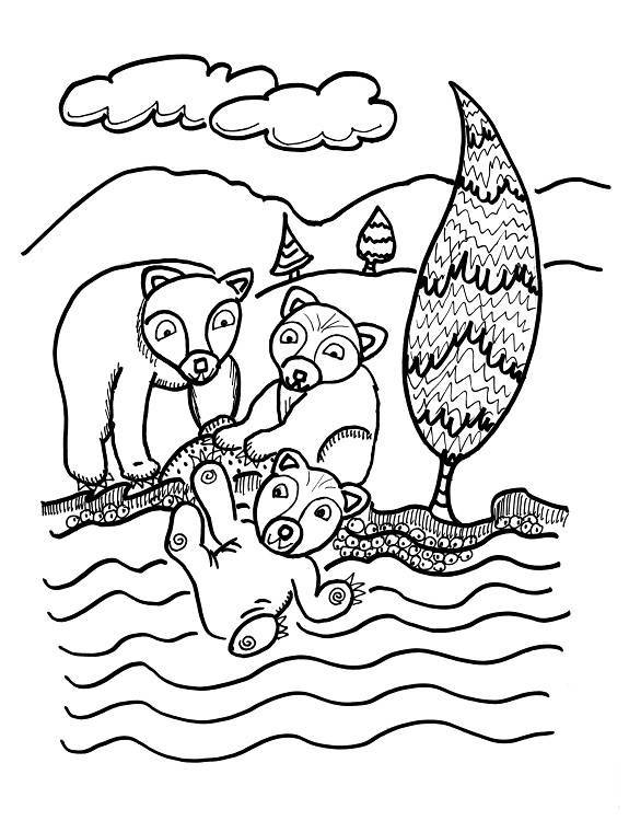 575x750 Fun Coloring Pages 6 Free Pictures From The Way Of The Bear