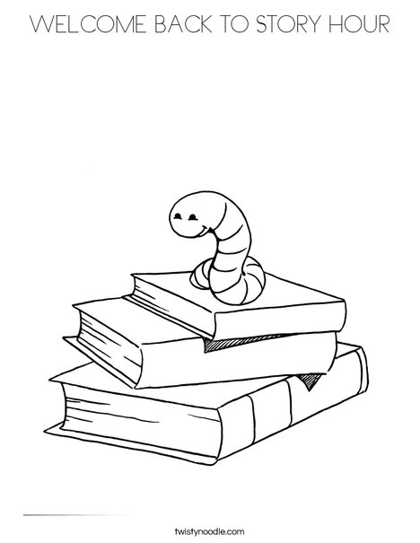 468x605 Welcome Back To Story Hour Coloring Page