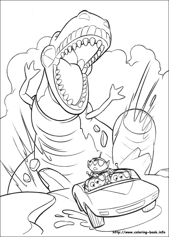 567x794 Toy Story 3 Coloring Picture