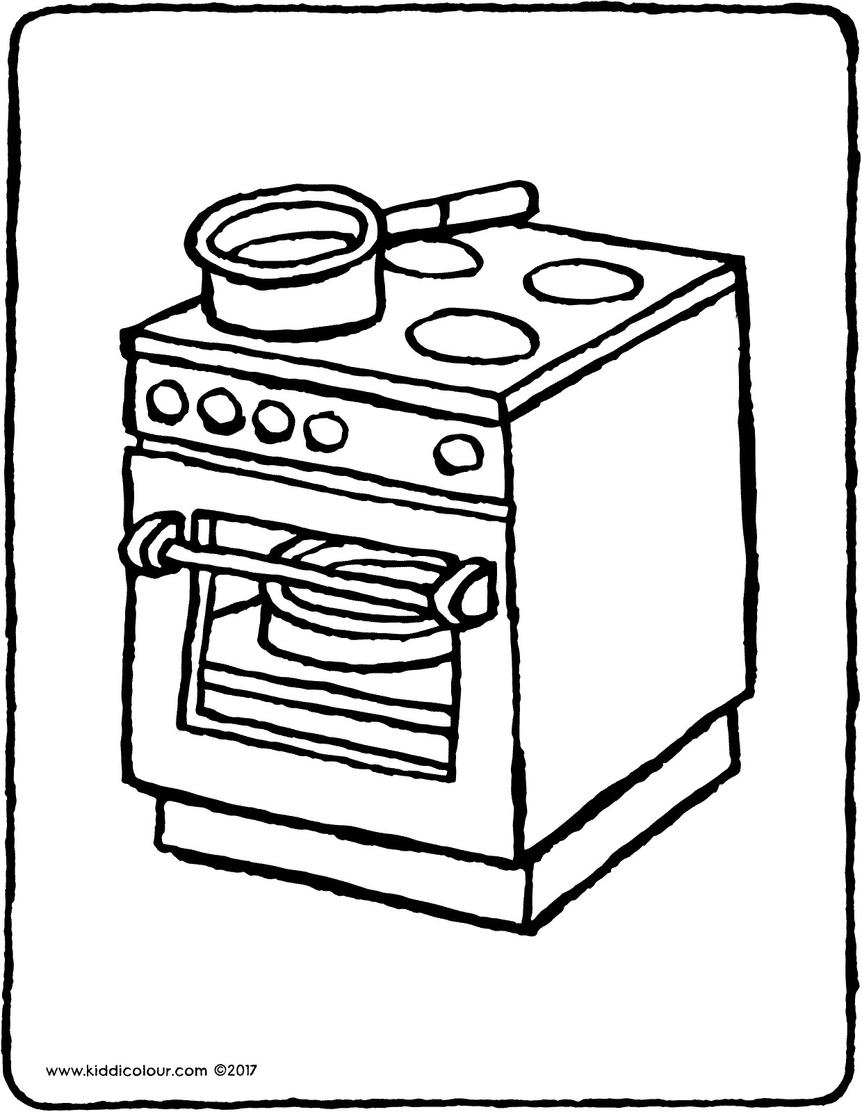 1240x1600 Cooker Colouring Page 01v 19 Oven Coloring