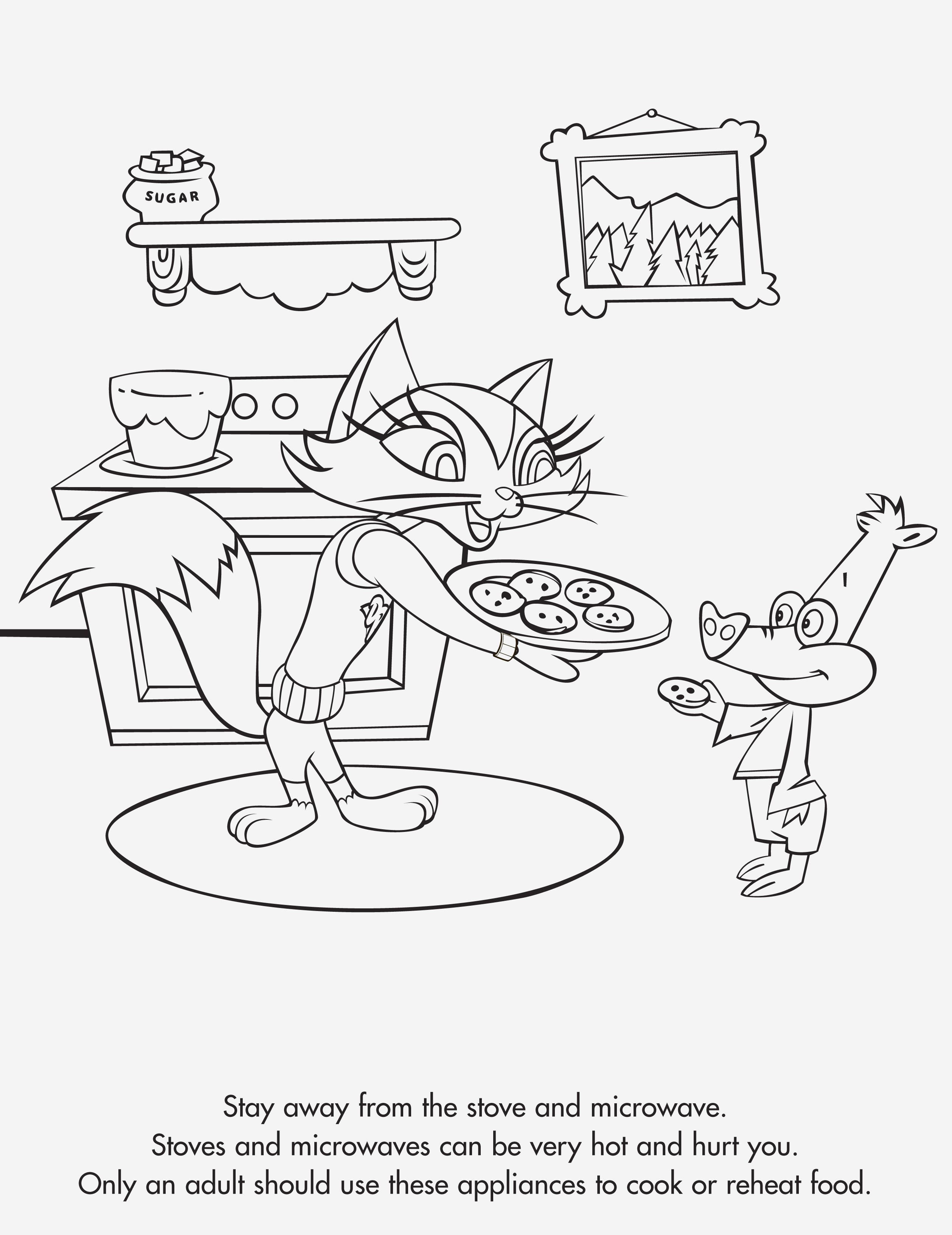 2517x3263 New Coloring Pages Kitchen Coloring Page Colette In The Pages
