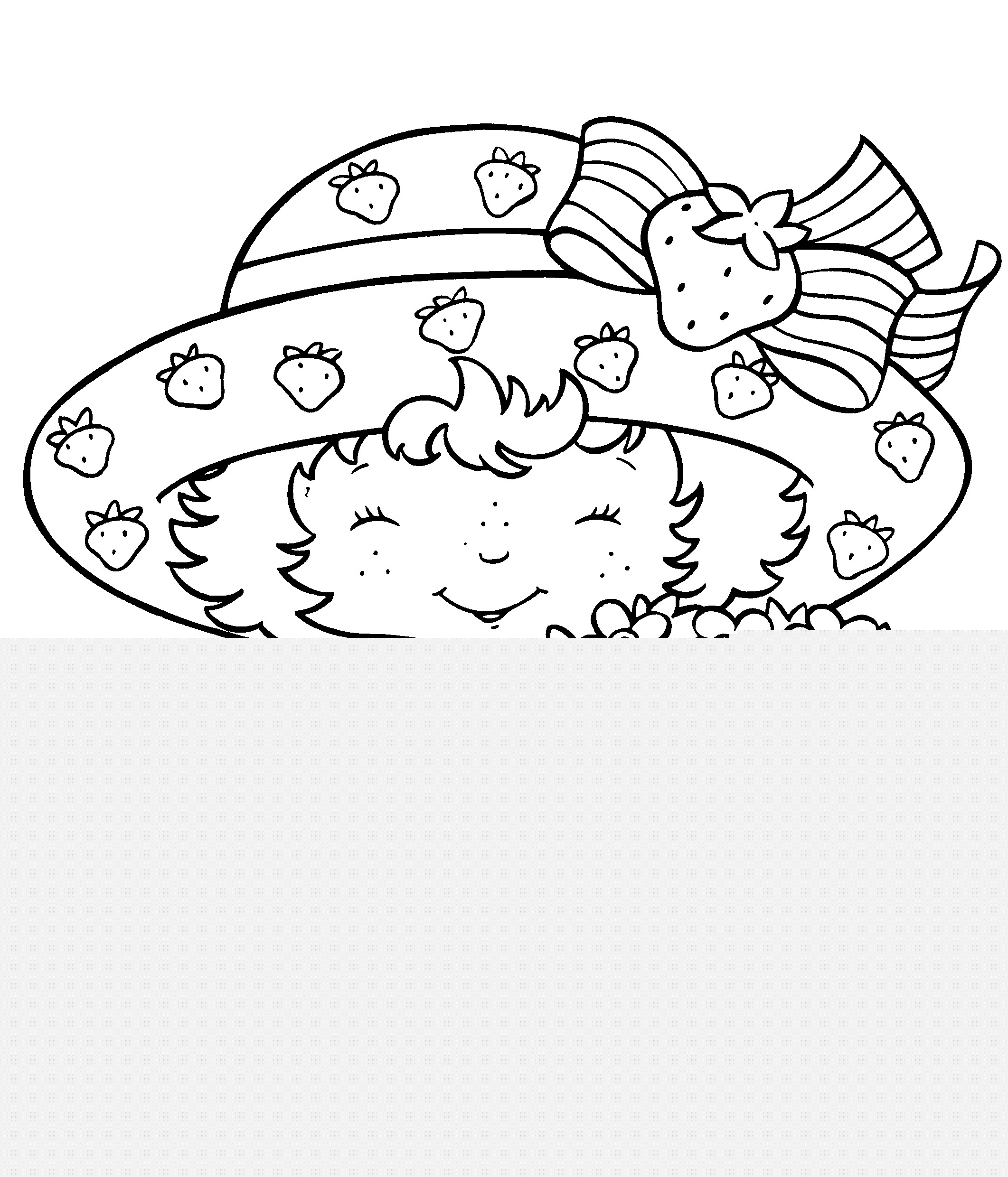 Straberry Short Cake Coloring Pages