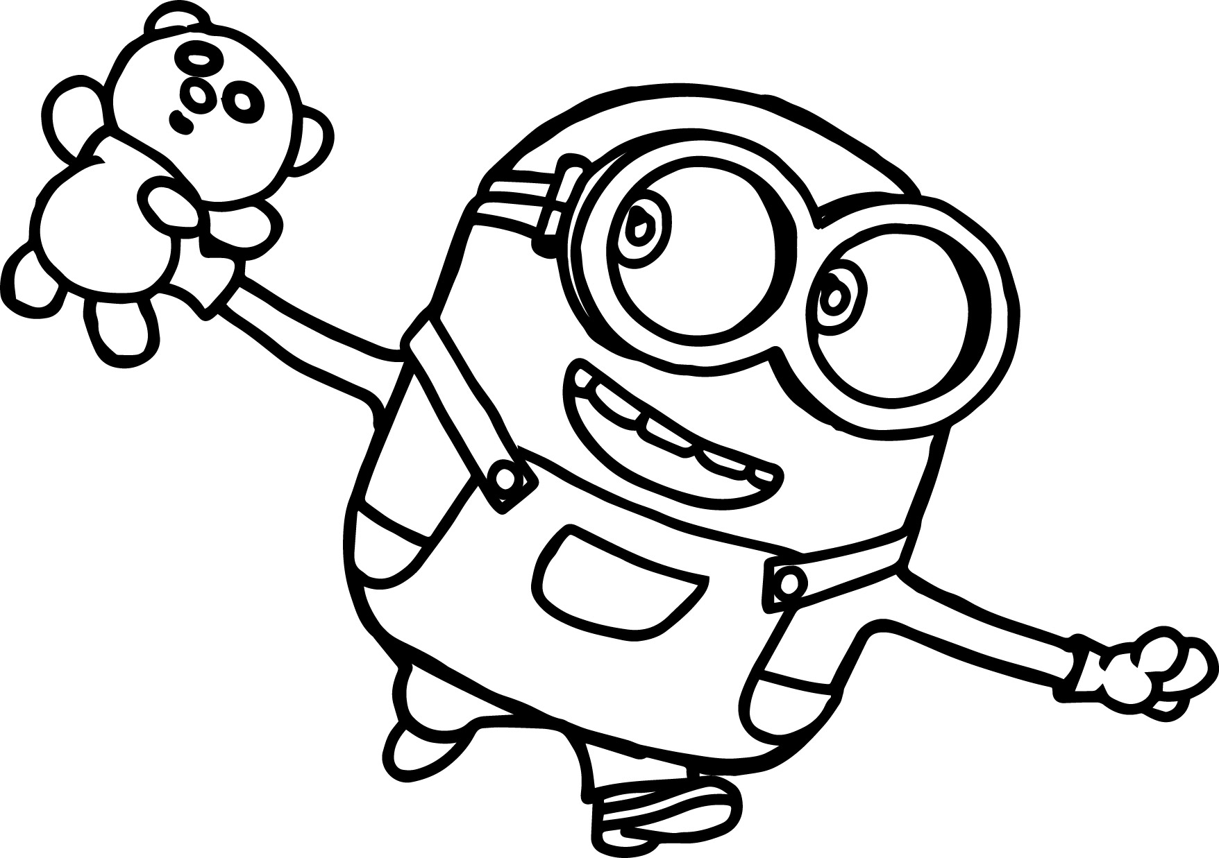 1756x1237 Strange Coloring Pages Of Bob The Minion Minions Copy With 10800