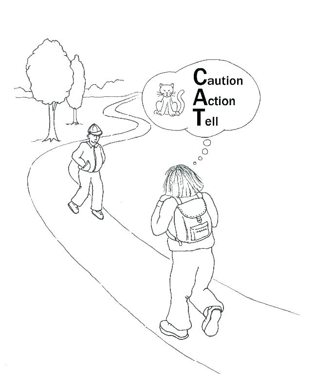 647x768 Stranger Danger Coloring Pages Stranger Safety Coloring Sheet 8