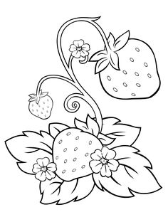 236x305 Printable Strawberry Coloring Page. Free Pdf Download