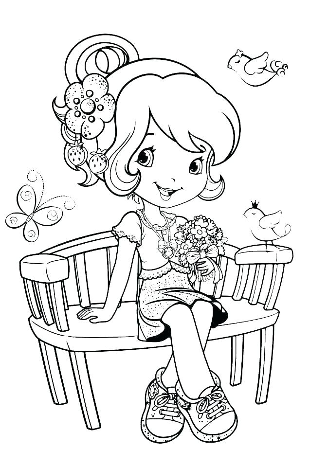 637x960 Free Printable Strawberry Shortcake Coloring Pages Coloring Pages