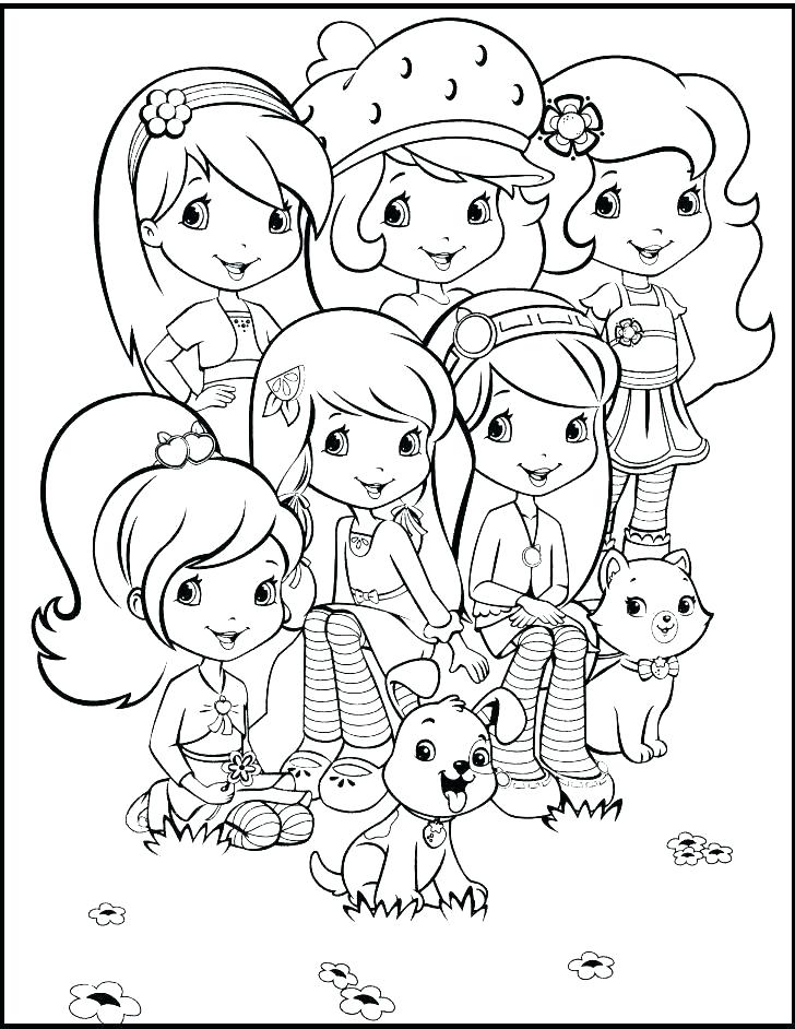728x942 Coloring Pages Of Strawberry Shortcake Strawberry Shortcake
