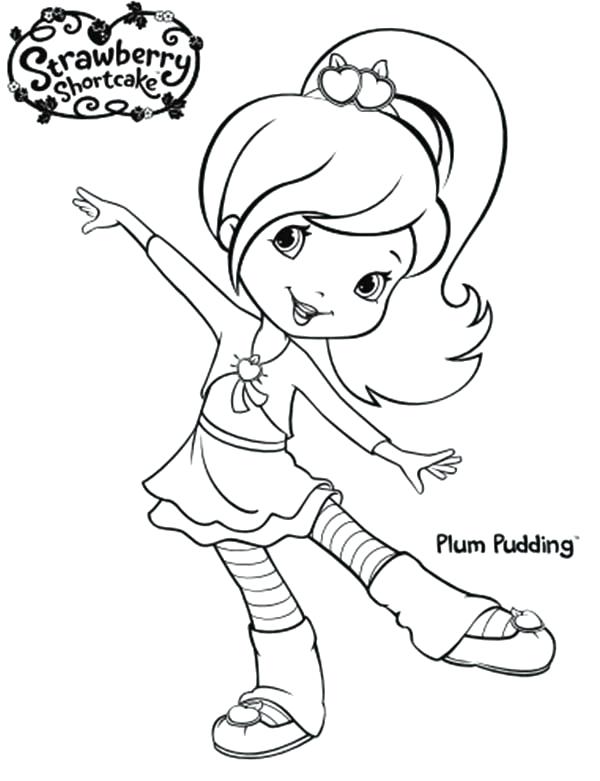 600x781 Coloring Pages Strawberry Shortcake And Friends Printable