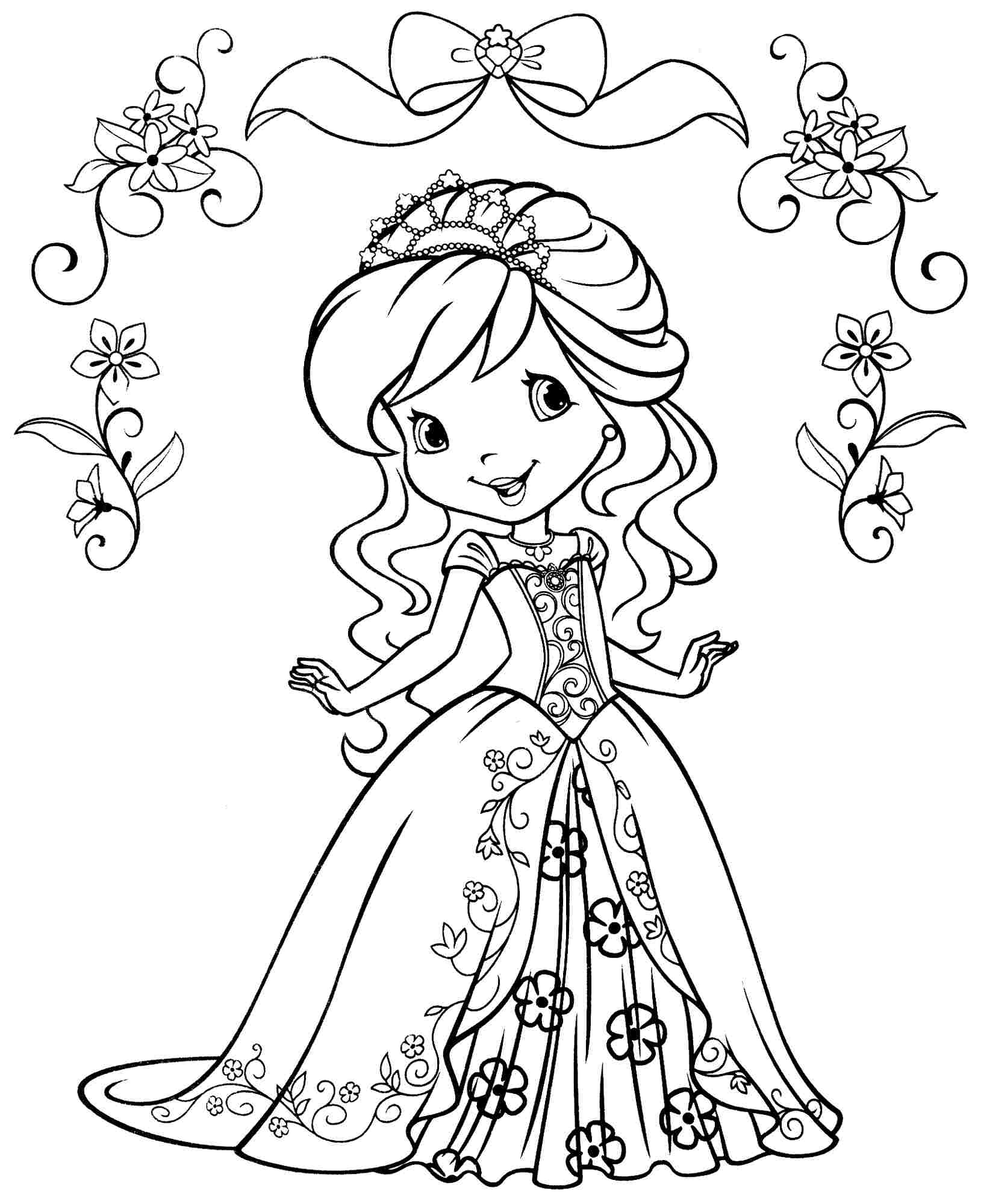 1629x2000 Tremendous Strawberry Shortcake Coloring Pages Page Friends Photo