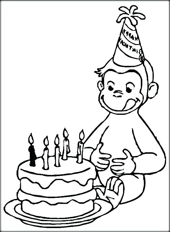 565x768 Slice Of Chocolate Cake On Plate With Fork Coloring Pages Happy