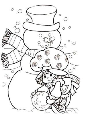 300x417 Strawberry Shortcake Coloring Pages For Christmas Christmas