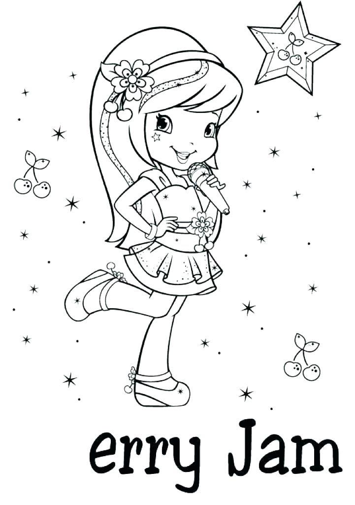 721x1024 Strawberry Shortcake Coloring Pages For Strawberry Shortcake