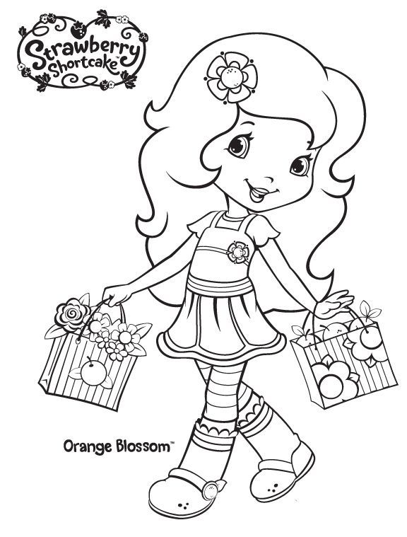 576x759 Coloriage Charlotte Aux Fraises Chica Fresita Kids