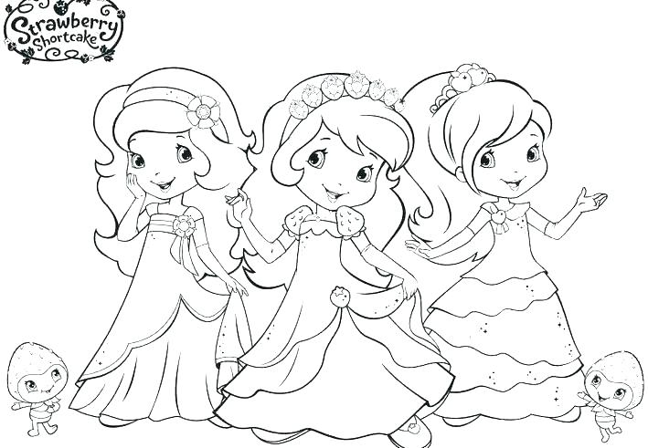 709x491 Coloring Pages Of Strawberry Shortcake And Her Friends