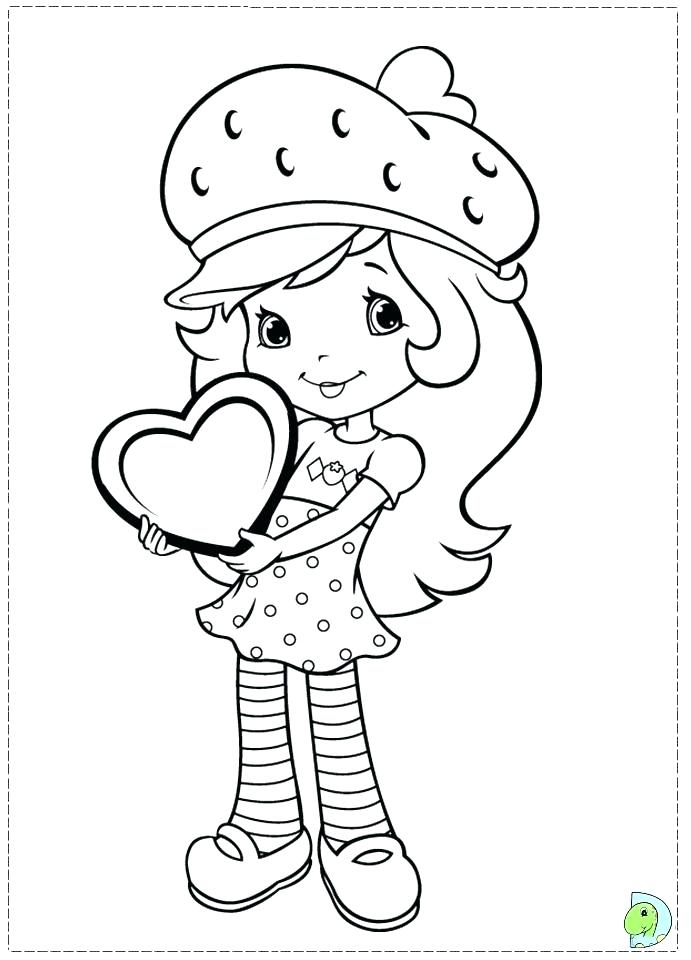 691x960 Coloring Pages Strawberry Shortcake Strawberry Shortcake