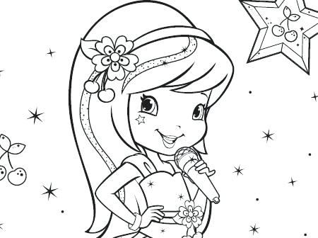 450x336 Cherry Jam Coloring Pages Strawberry Shortcake Coloring Pages Free