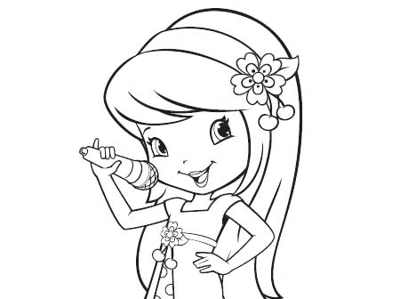 450x336 Cherry Jam Coloring Pages Strawberry Picture For Coloring