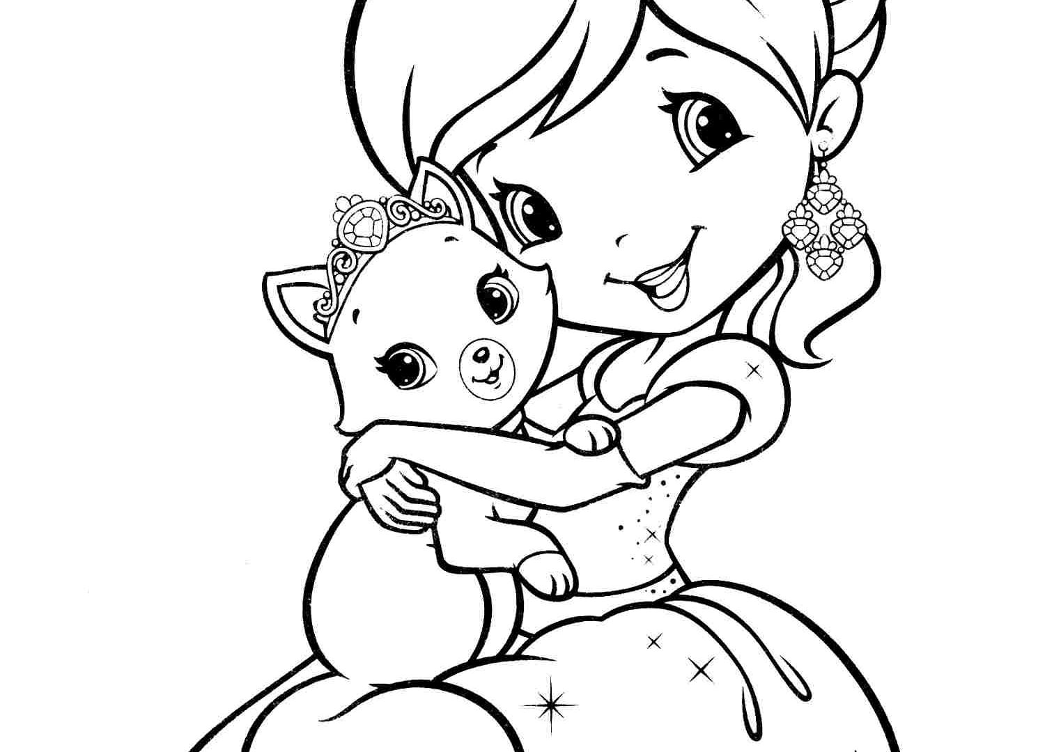 1523x1080 Unique Strawberry Shortcake Coloring Page Riding Horse Pages