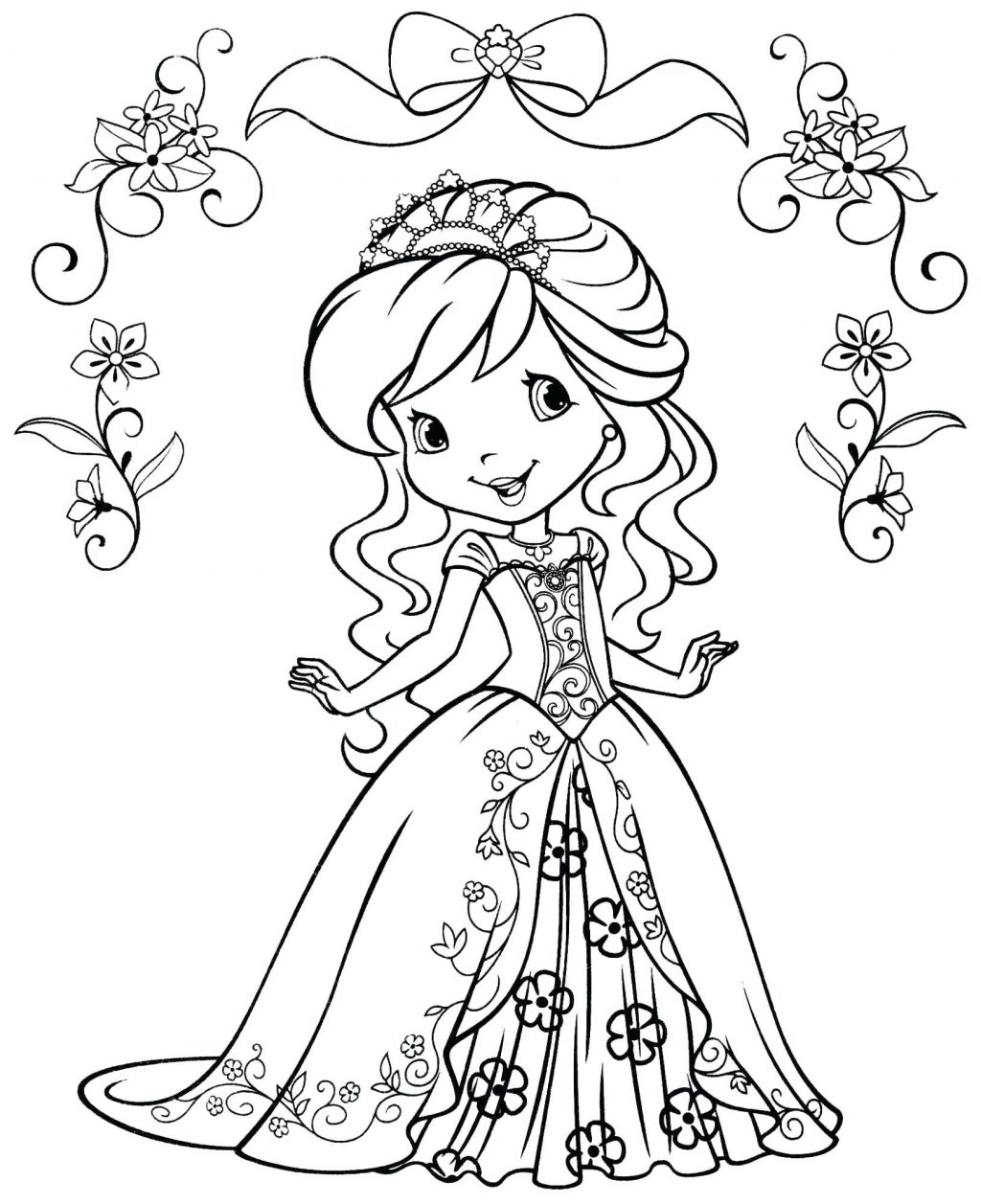 1024x1257 Coloring Page ~ Strawberry Shortcake Coloring Page Pages