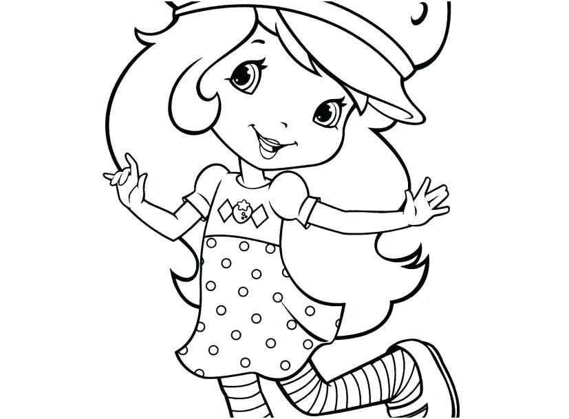 827x609 Strawberry Shortcake Coloring Pages Strawberry Shortcake Coloring
