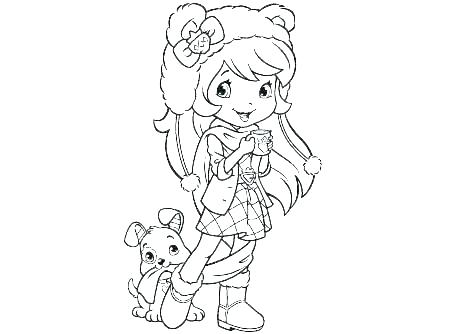 450x334 Cherry Jam Coloring Pages Strawberry Shortcake Coloring Pages Cute